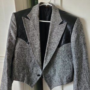 Western Leather & Canvas Vintage Blazer